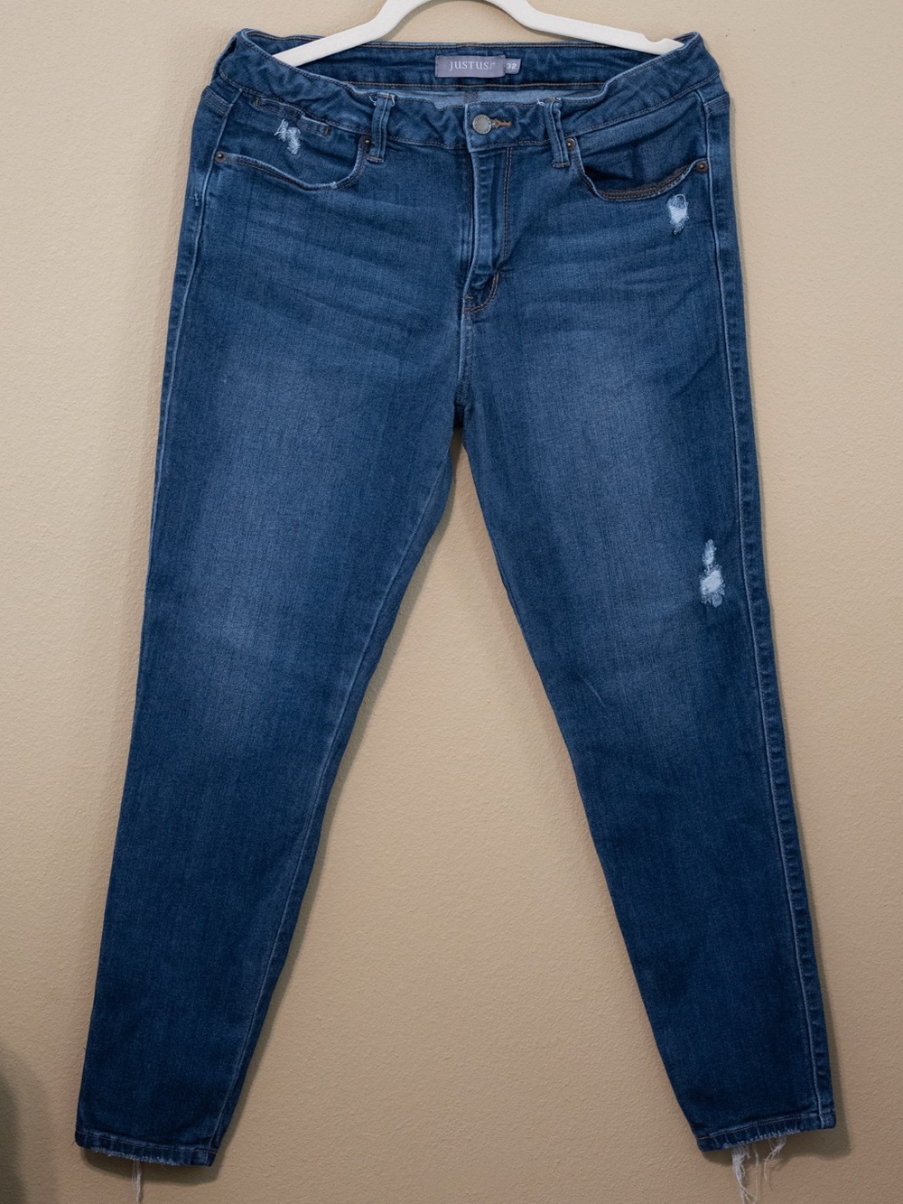 Just USA Distressed Ankle Skinny Jeans Size 32